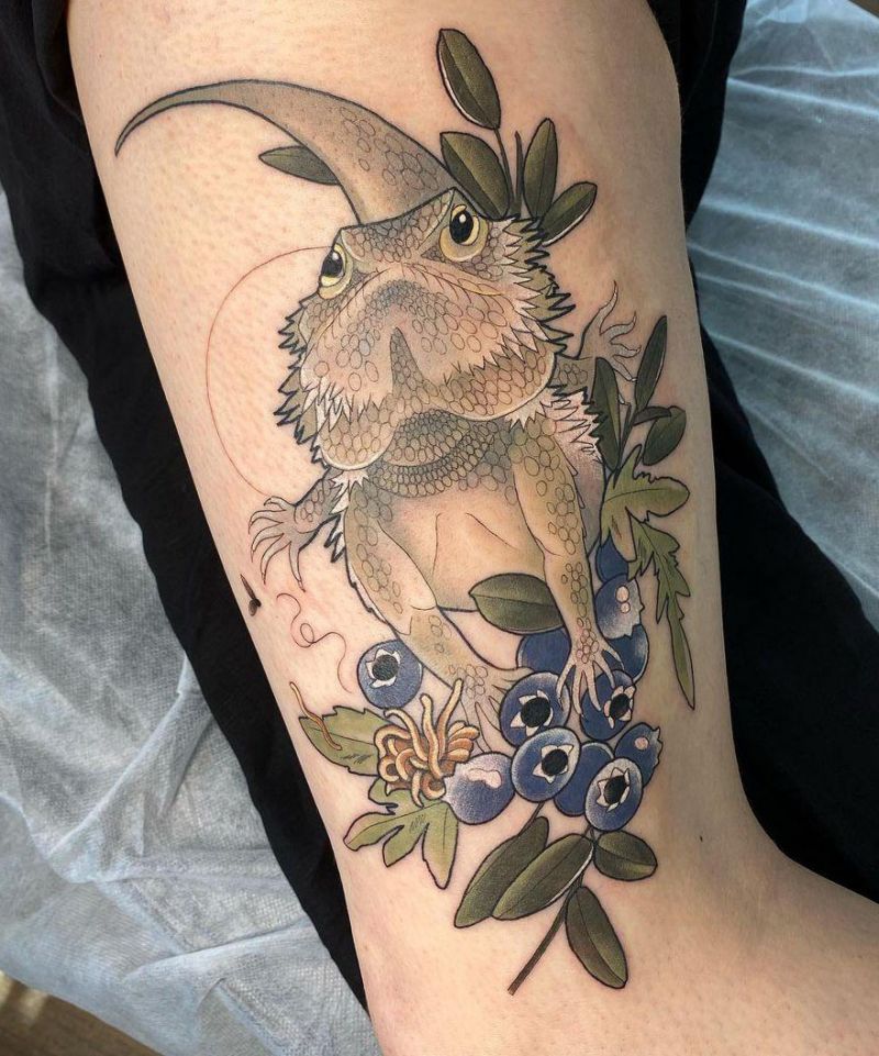 30 Unique Bearded Dragon Tattoos You Can Copy