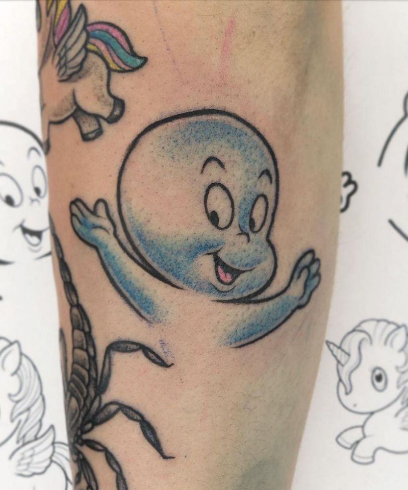 30 Amazing Casper Tattoos You Need to Copy