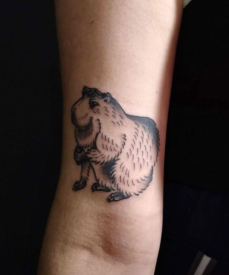 30 Cute Capybara Tattoos for Your Inspiration
