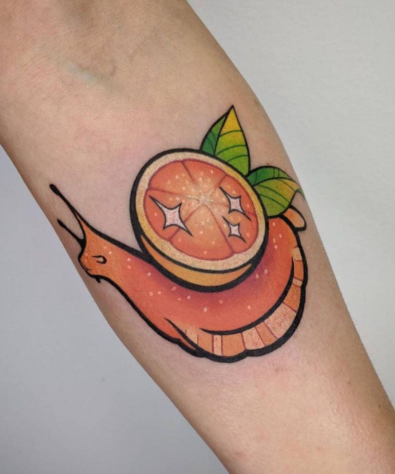30 Elegant Grapefruit Tattoos You Must Love