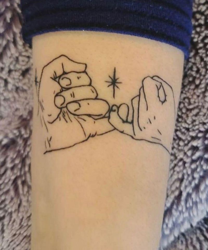 30 Unique Pinky Promise Tattoos You Can Copy