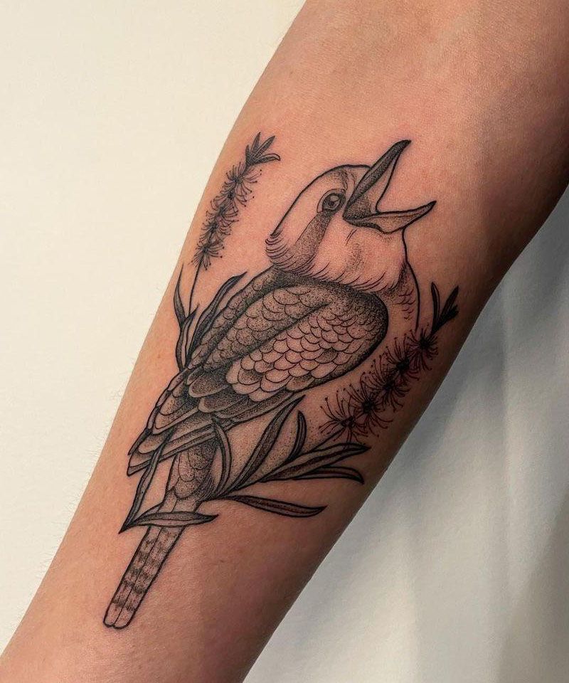 30 Elegant Kookaburra Tattoos You Must Love
