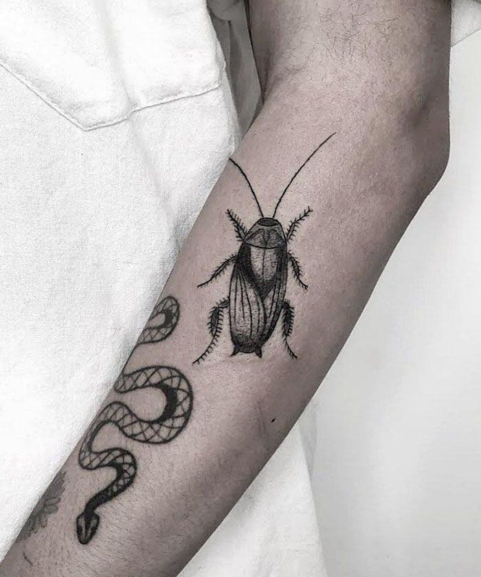 30 Amazing Cockroach Tattoos You Must Try