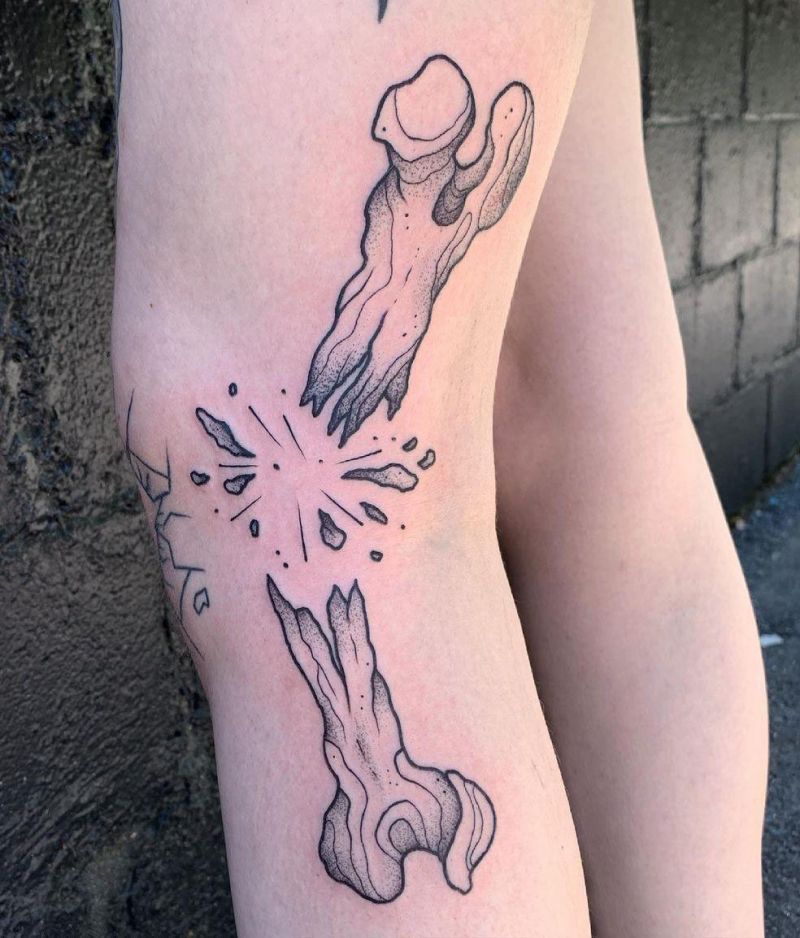30 Elegant Broken Bone Tattoos Make You Attractive