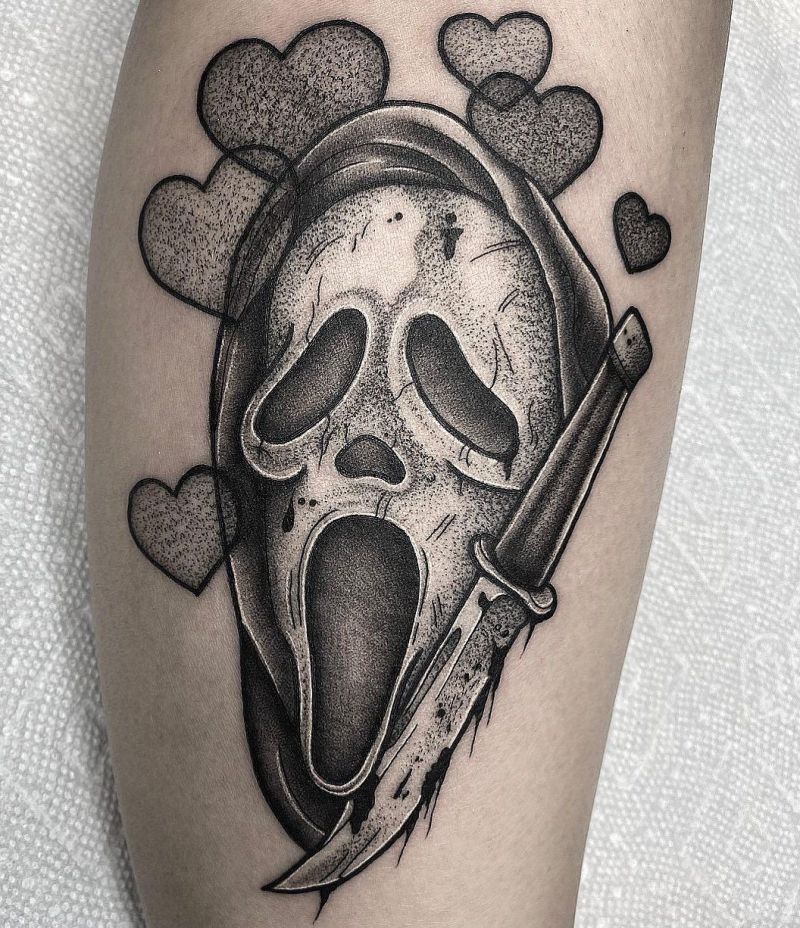 30 Great Scream Tattoos to Inspire You
