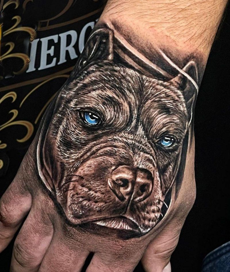 30 Great Pitbull Tattoos You Can Copy