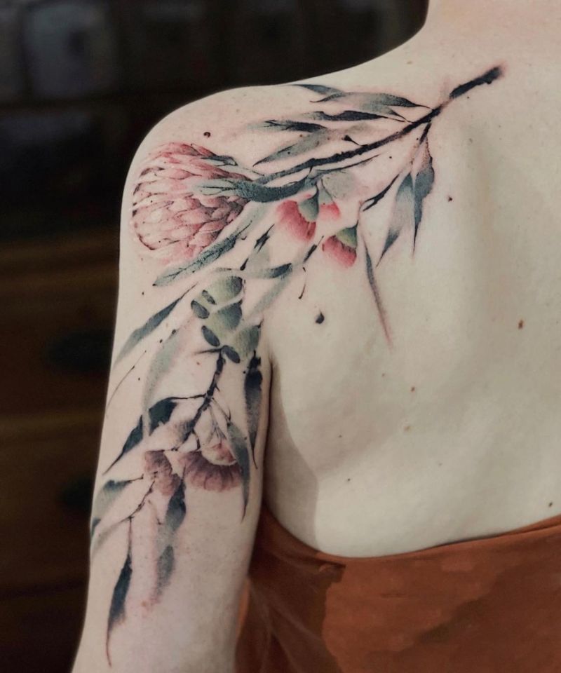30 Elegant Gum Tree Tattoos to Inspire You