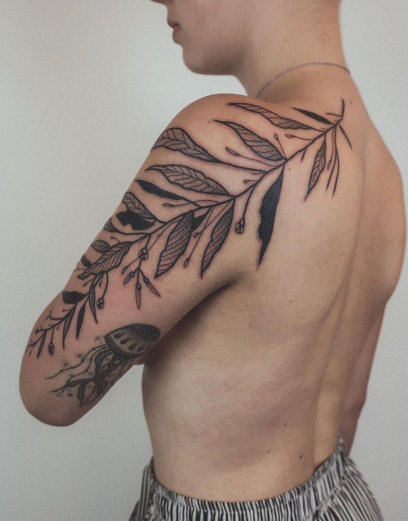 30 Elegant Gum Tree Tattoos to Inspire You