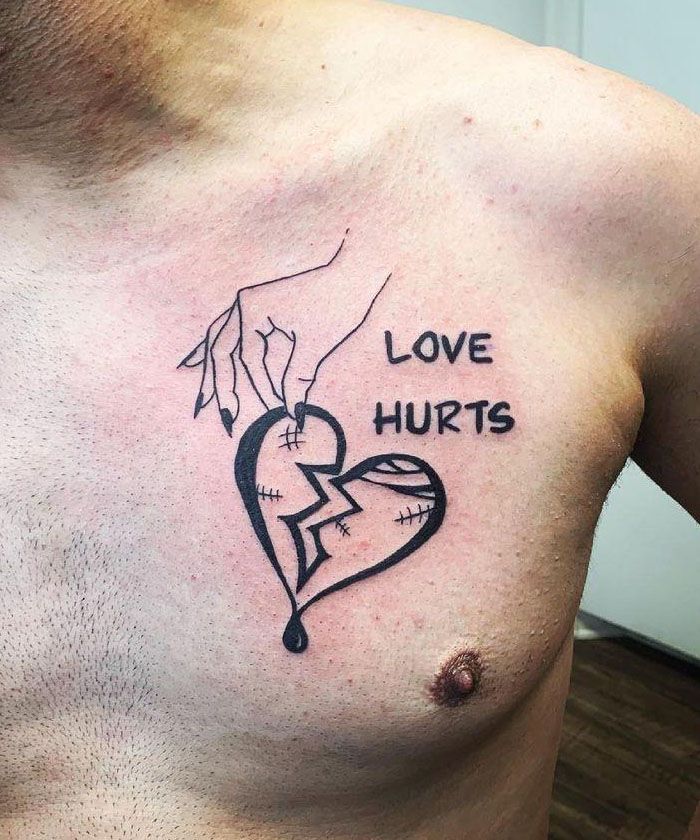 30 Unique Broken Heart Tattoos You Can Copy