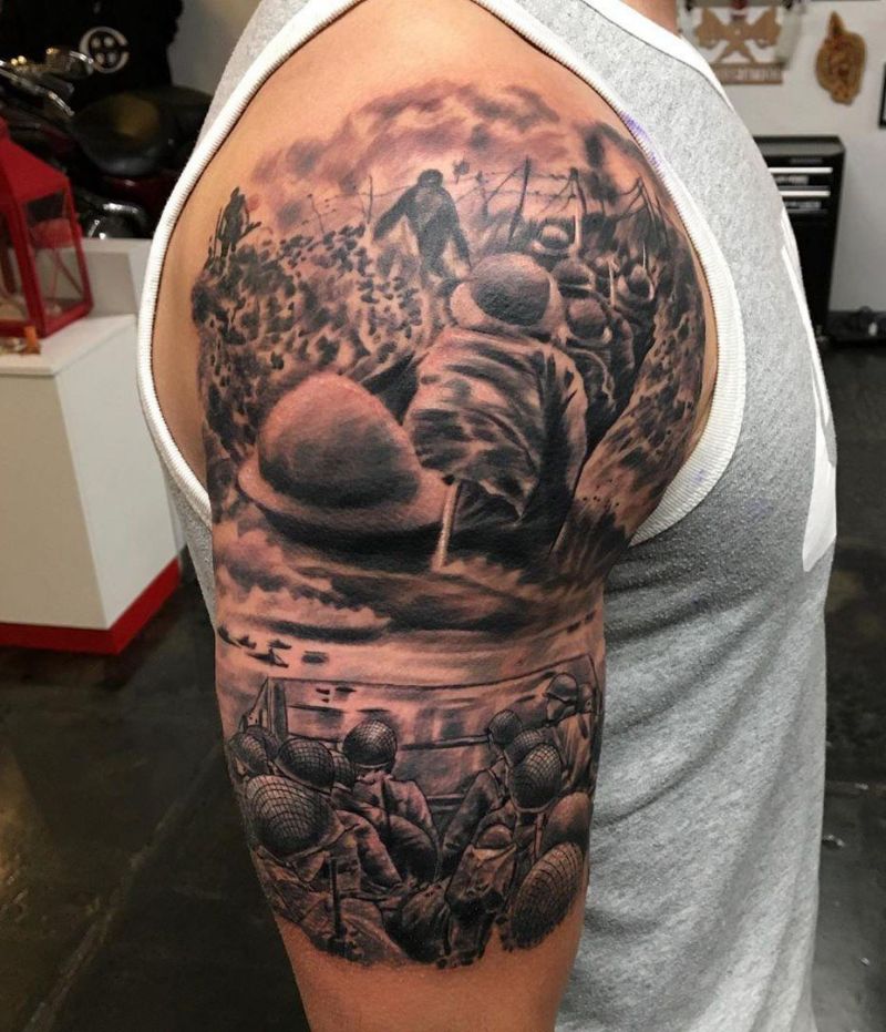 30 Unique Army Tattoos You Must Love