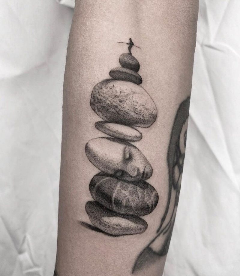 30 Unique Stone Tattoos You Will Love
