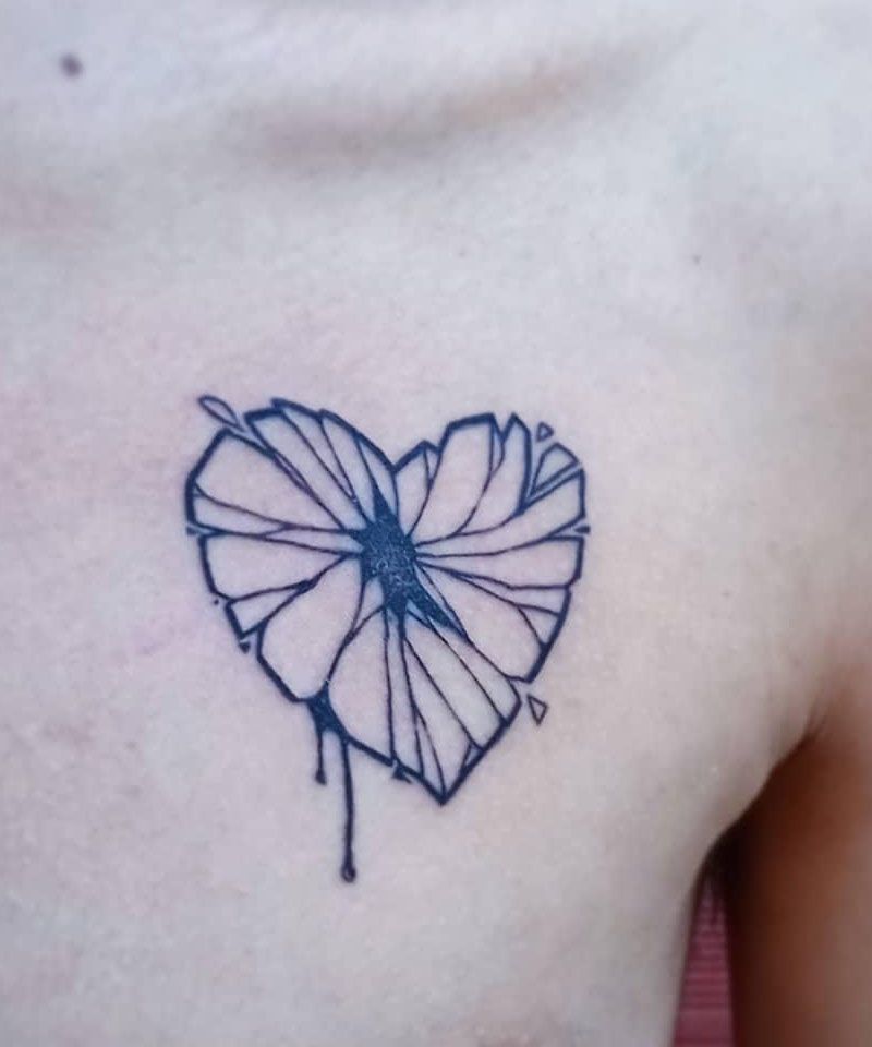 30 Unique Broken Heart Tattoos You Can Copy