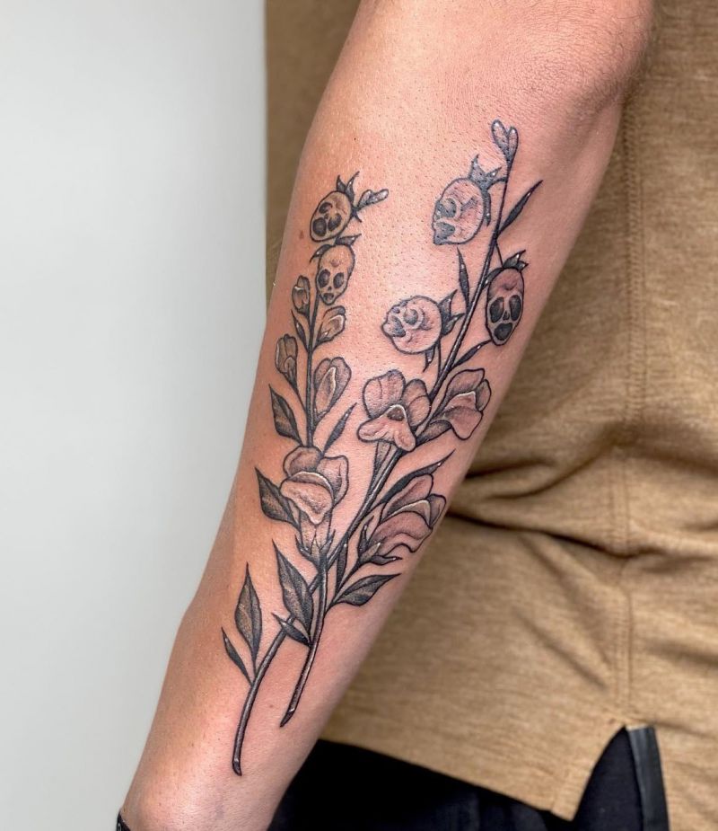 30 Elegant Snapdragon Tattoos You Will Love