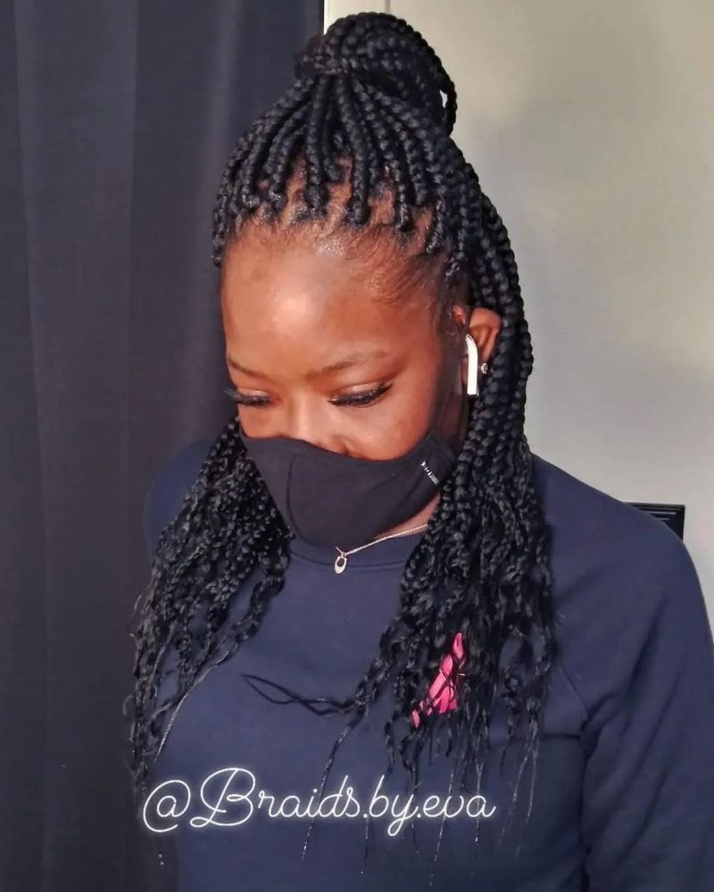30 Unique Box Braids Hairstyles You Should Try