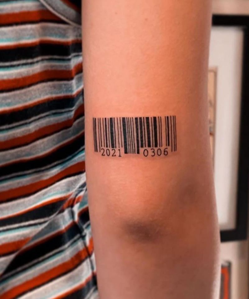 30 Amazing Barcode Tattoos to Inspire You