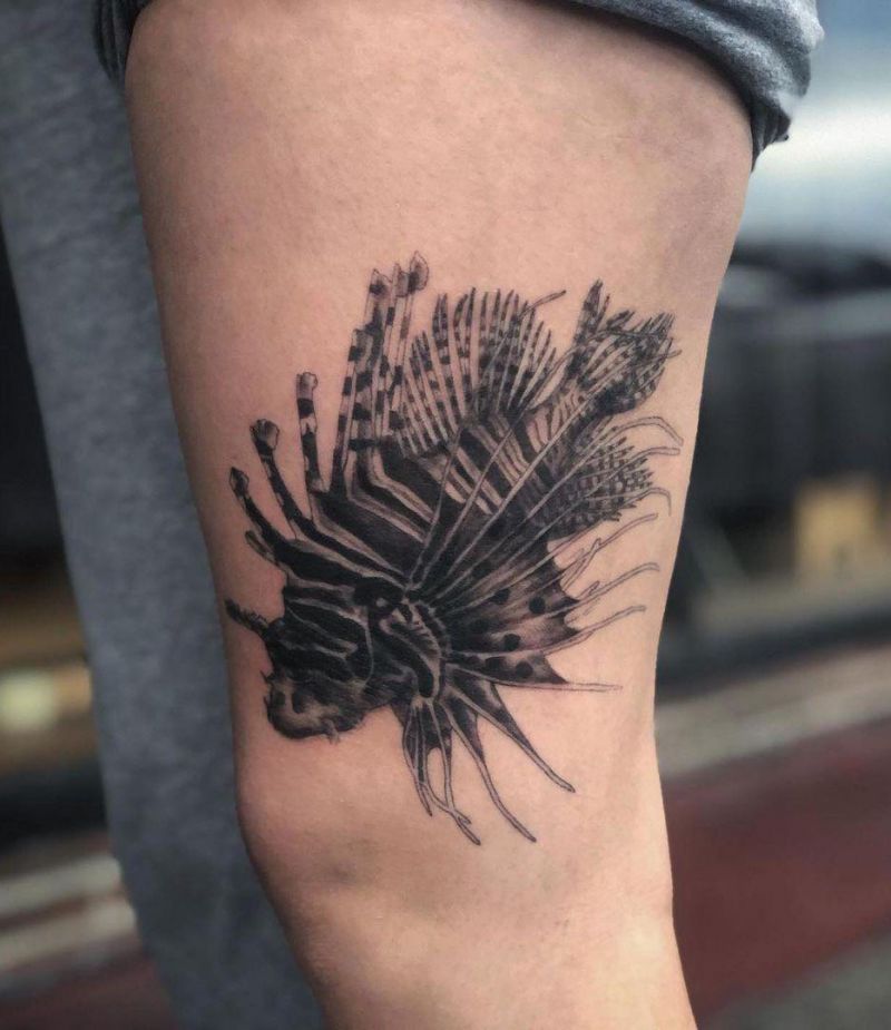 30 Amazing Lionfish Tattoos Make You Attractive