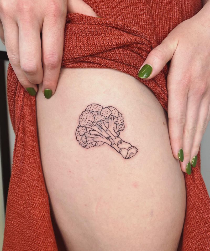 30 Unique Broccoli Tattoos Give You Inspiration