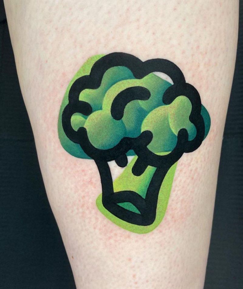 30 Unique Broccoli Tattoos Give You Inspiration