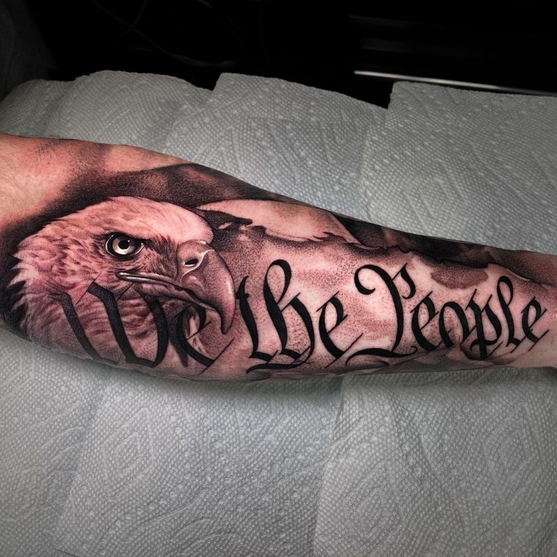 30 Unique We The People Tattoos You Should Copy