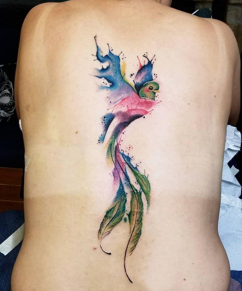 30 Amazing Quetzal Tattoos Make You Attractive