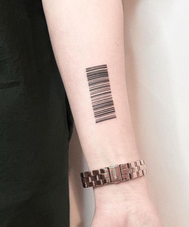 30 Amazing Barcode Tattoos to Inspire You