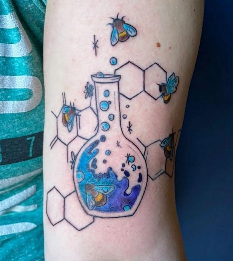 30 Unique Bottle Tattoos to Inspire You