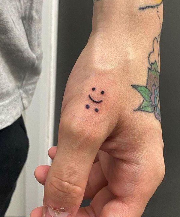 30 Wonderful Smiley Face Tattoos to Inspire You