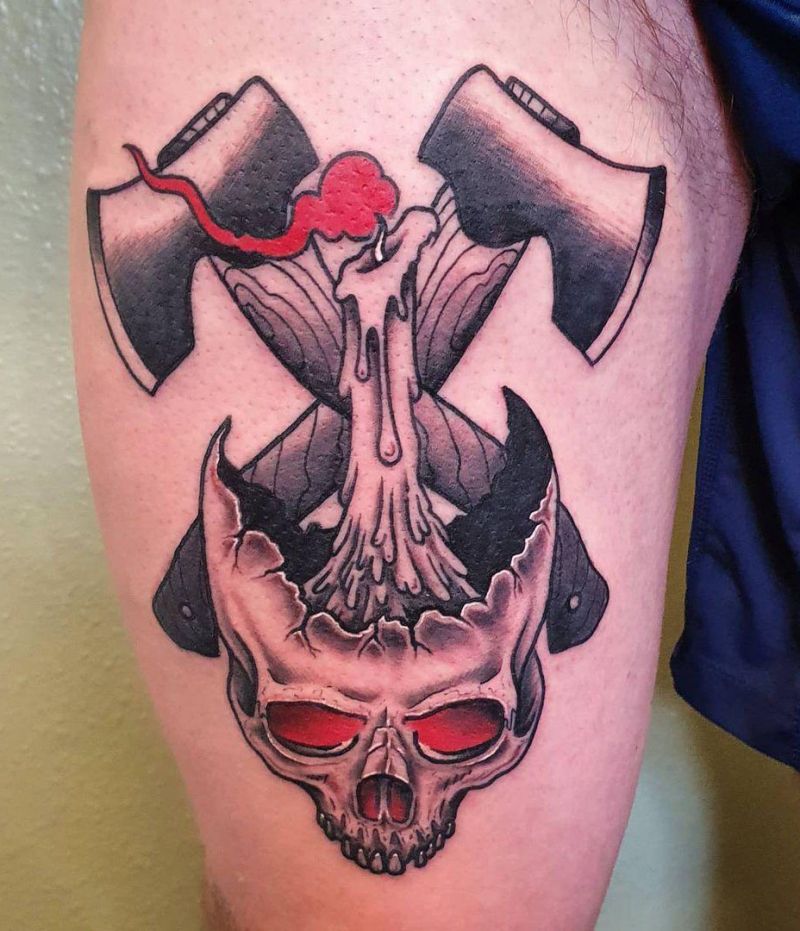 30 Unique Hatchet Tattoos You Can’t Miss