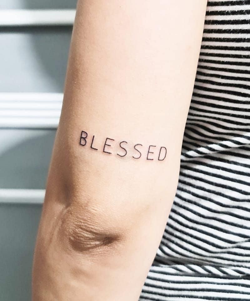 30 Unique Blessed Tattoos You Should Copy
