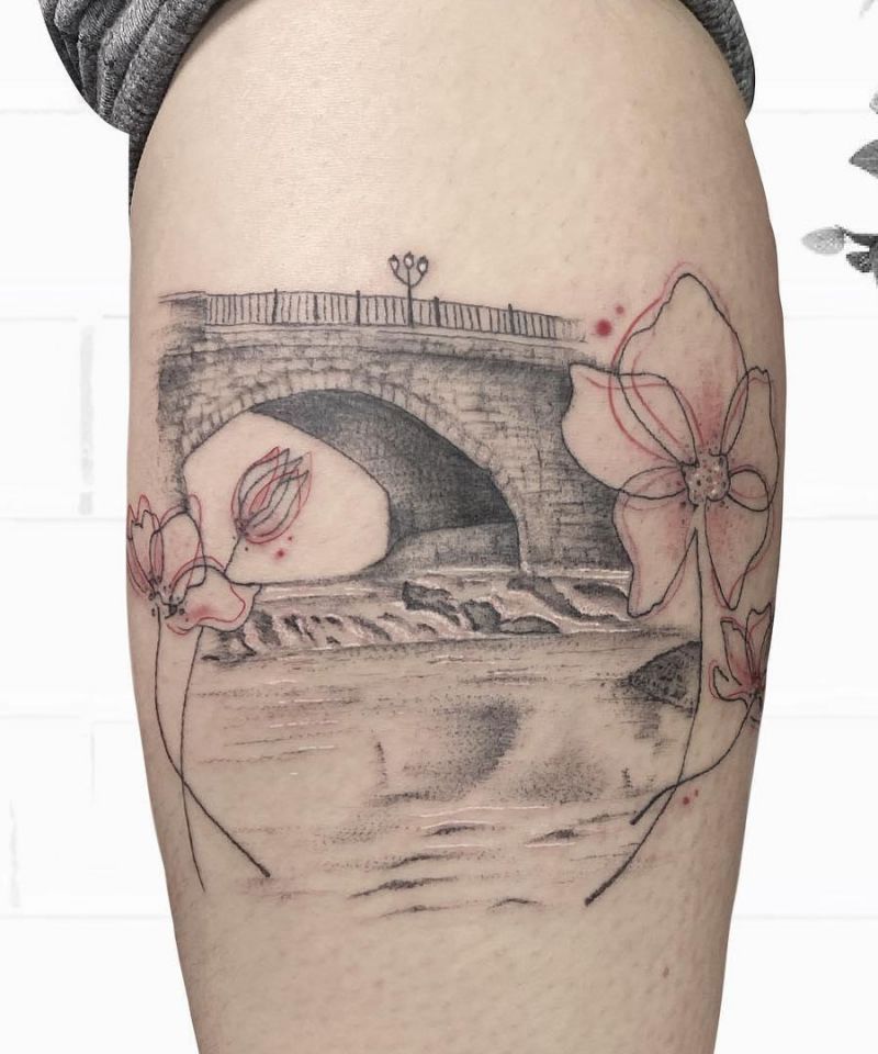 30 Amazing Bridge Tattoos to Inspire You