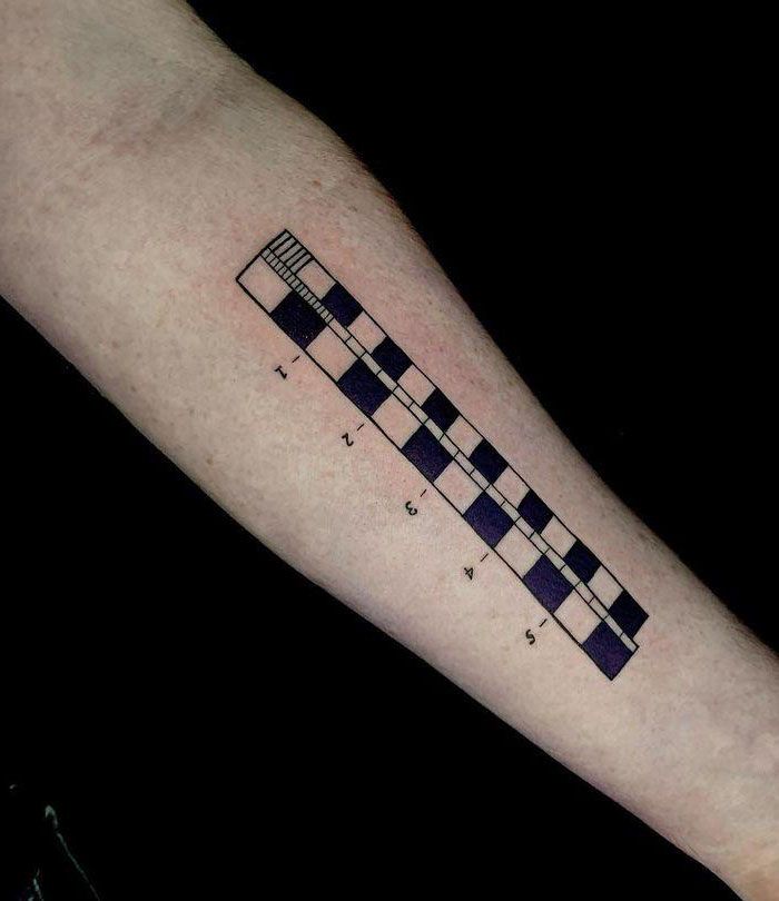30 Unique Ruler Tattoos to Inspire You