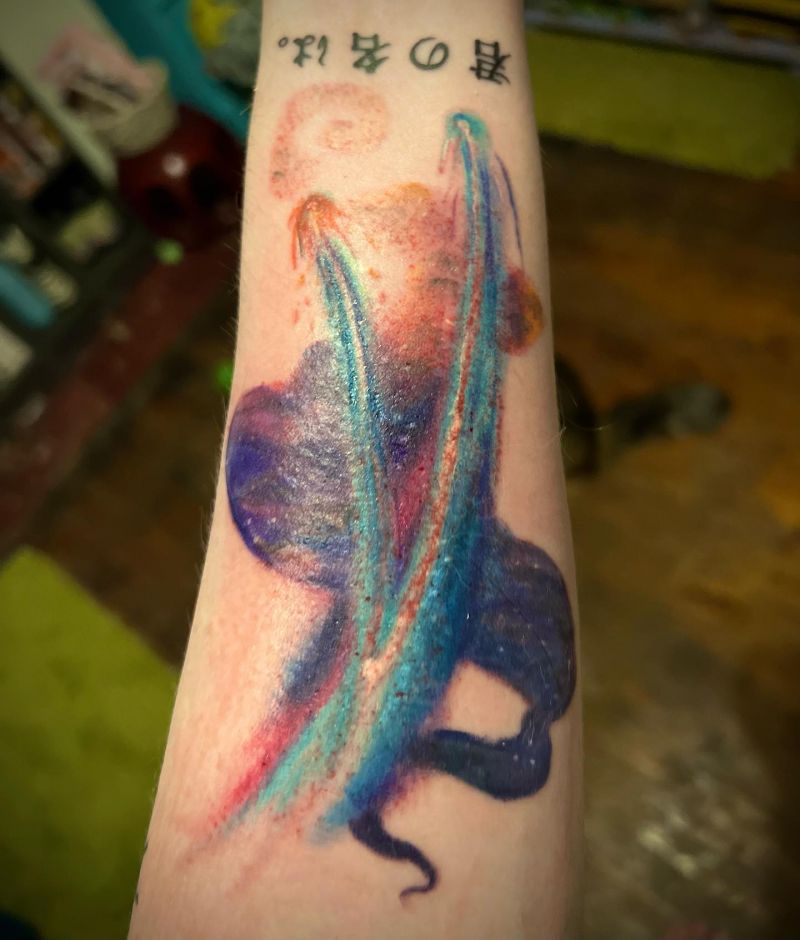 30 Amazing Comet Tattoos to Inspire You