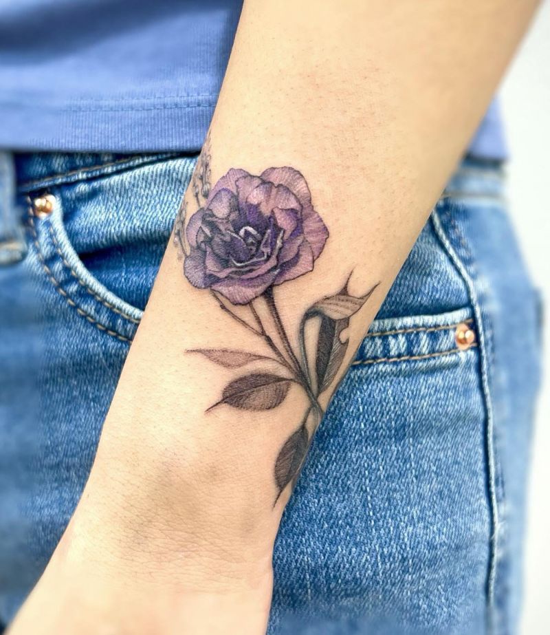 30 Amazing Lisianthus Tattoos Make You Attractive