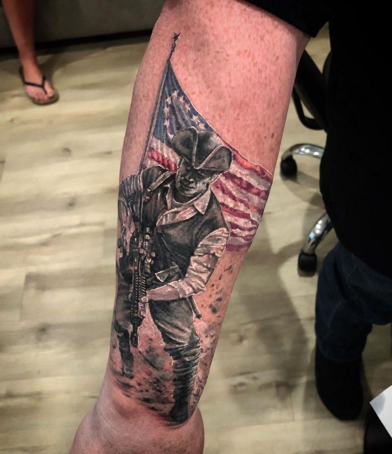 30 Great Patriotic Tattoos You Will Love