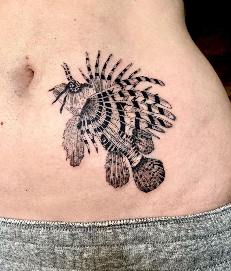 30 Amazing Lionfish Tattoos Make You Attractive