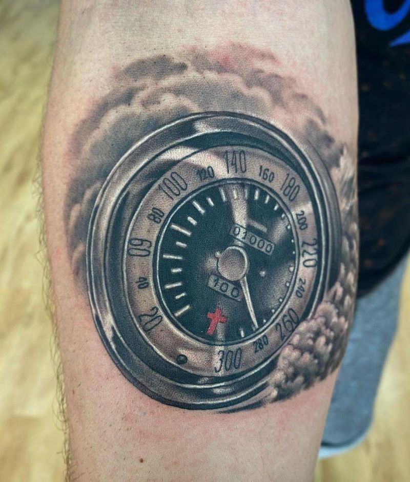 19 Unique Speedometer Tattoos You Can Copy