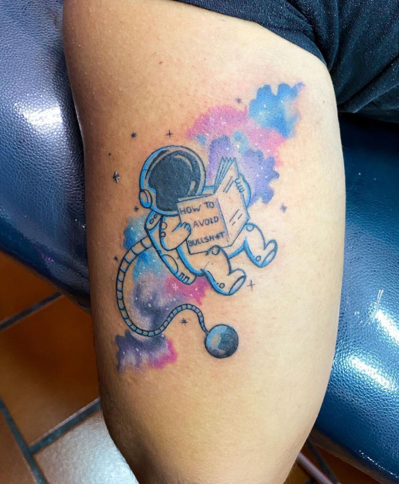 30 Amazing Astronaut Tattoos You Can Copy