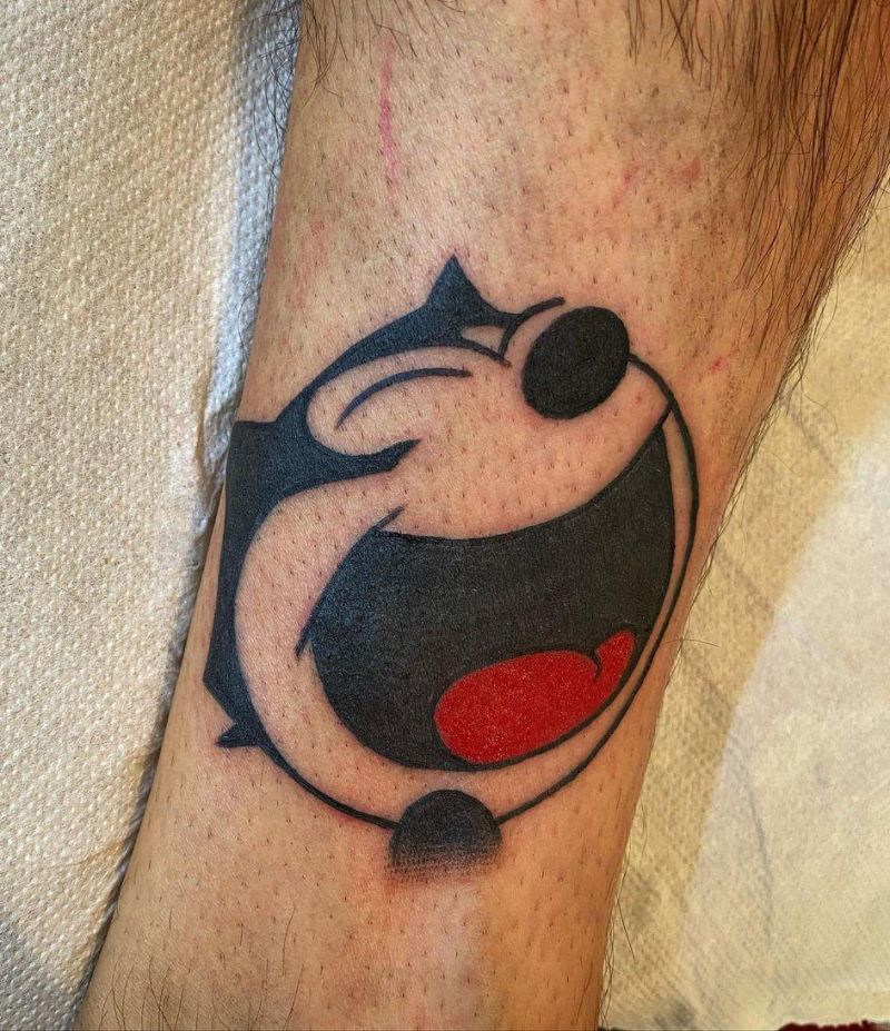 30 Unique Felix The Cat Tattoos for Your Inspiration