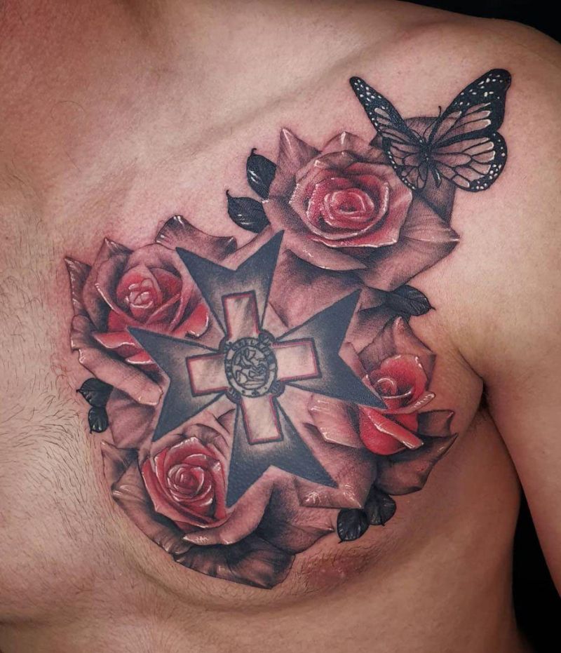 30 Unique Maltese Cross Tattoos for Your Inspiration