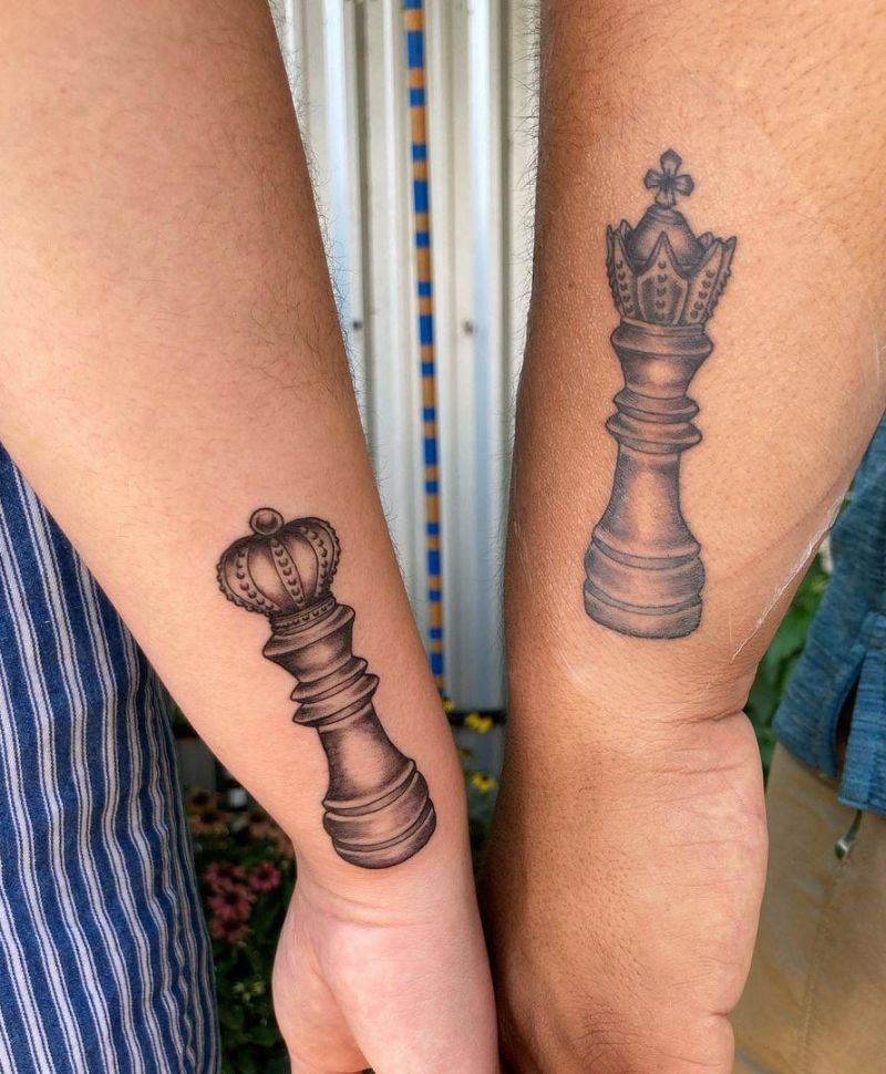 30 Great Chess Tattoos Make You Attractive