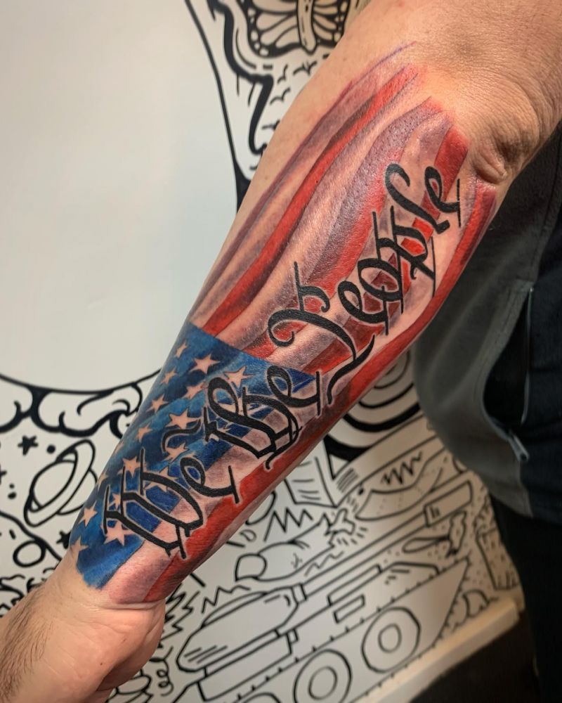 30 Unique We The People Tattoos You Should Copy