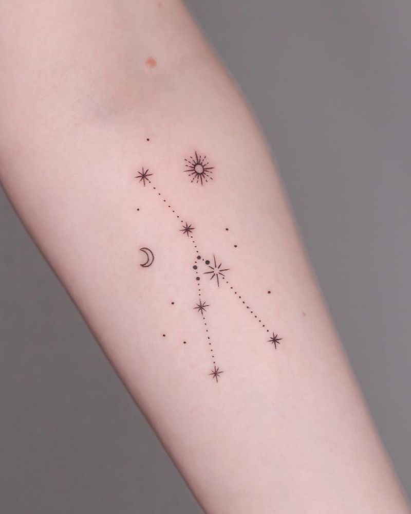 30 Excellent Horoscope Tattoos You Can Copy