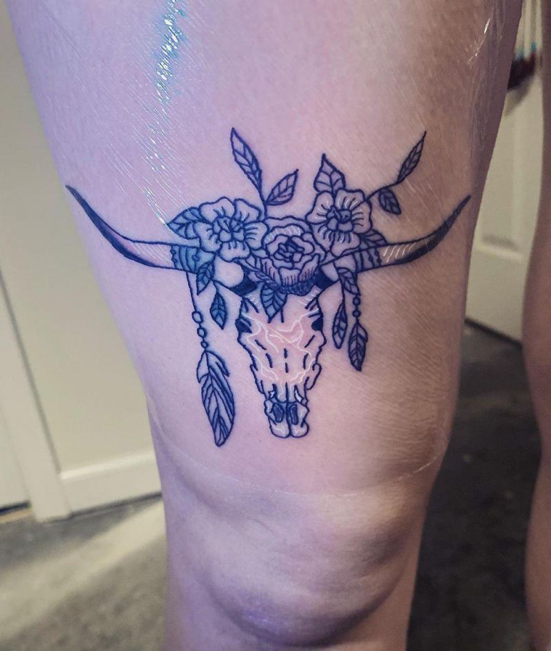 30 Unique Longhorn Tattoos to Inspire You