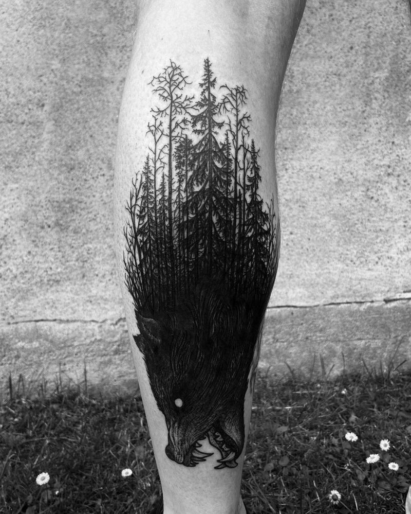 30 Pretty Forest Tattoos You Can Copy