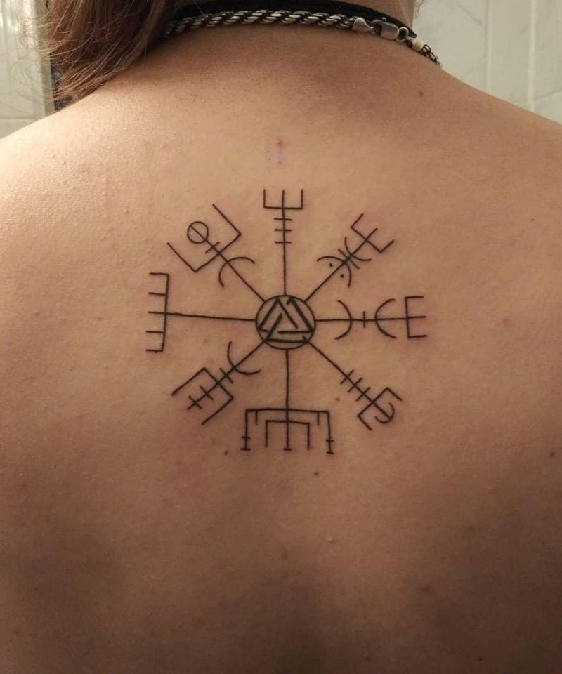 30 Great Helm Of Awe Tattoos You Must Try