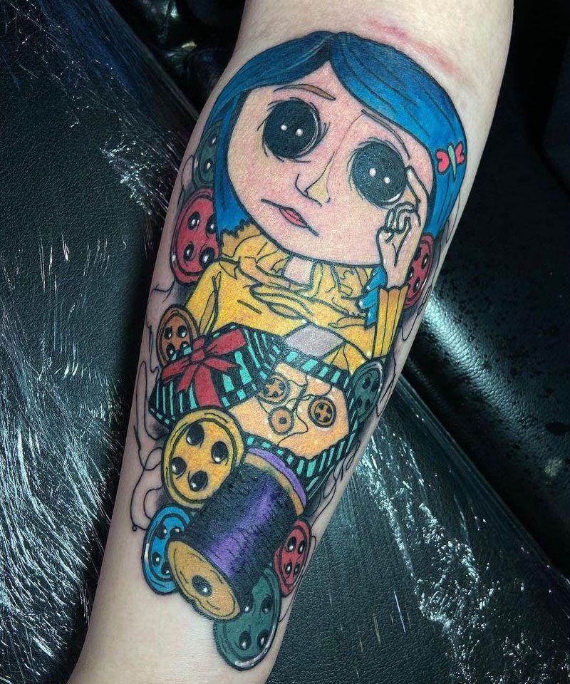30 Great Coraline Tattoos for Your Inspiration