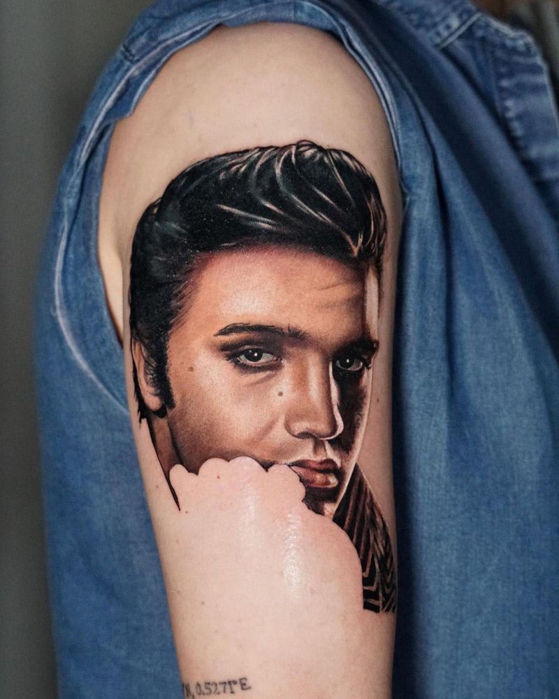 30 Great Elvis Tattoos to Inspire You
