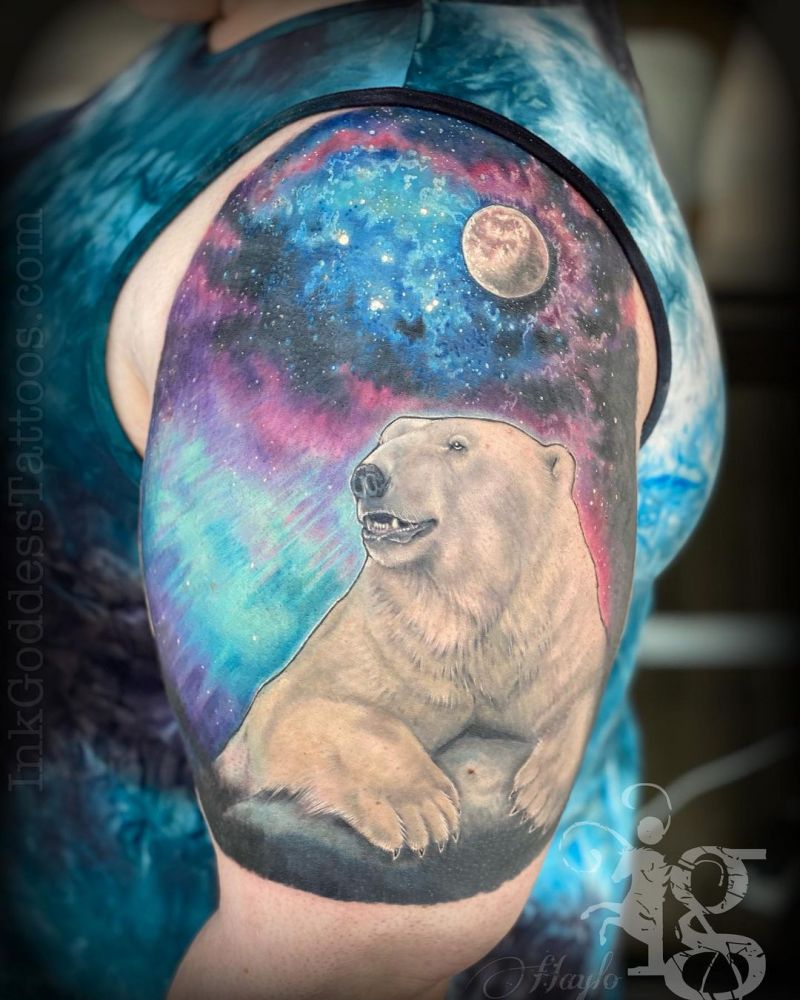 30 Elegant Polar Bear Tattoos You Must Love