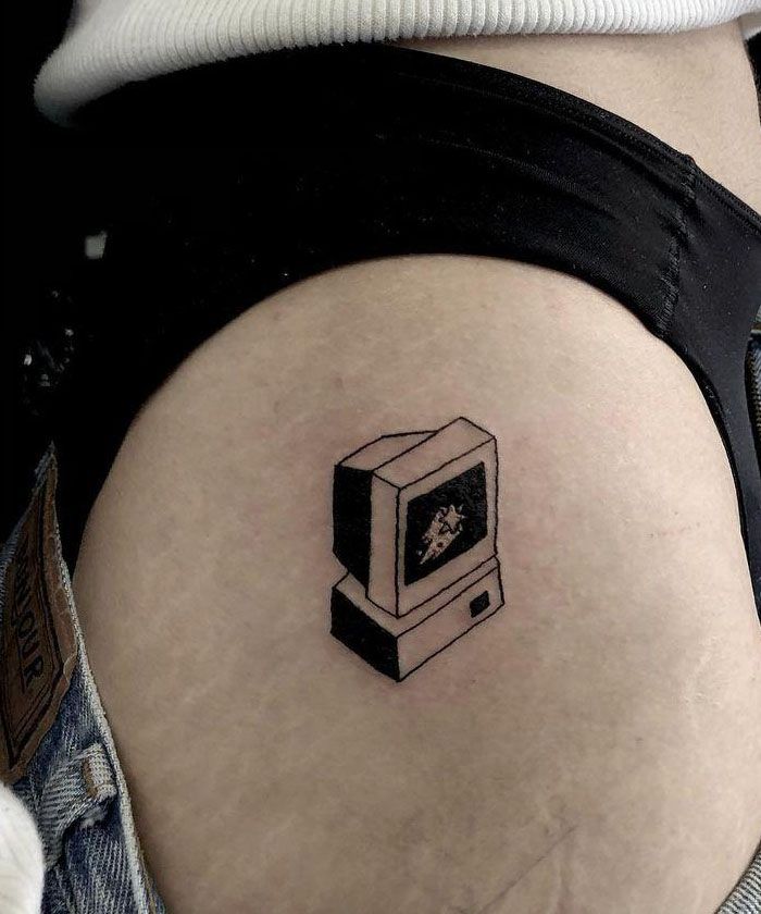 30 Great Computer Tattoos You Can Copy