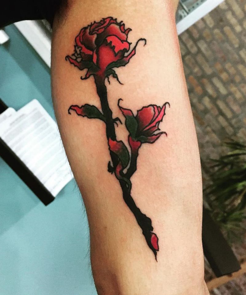 30 Elegant Dead Rose Tattoos You Can Copy